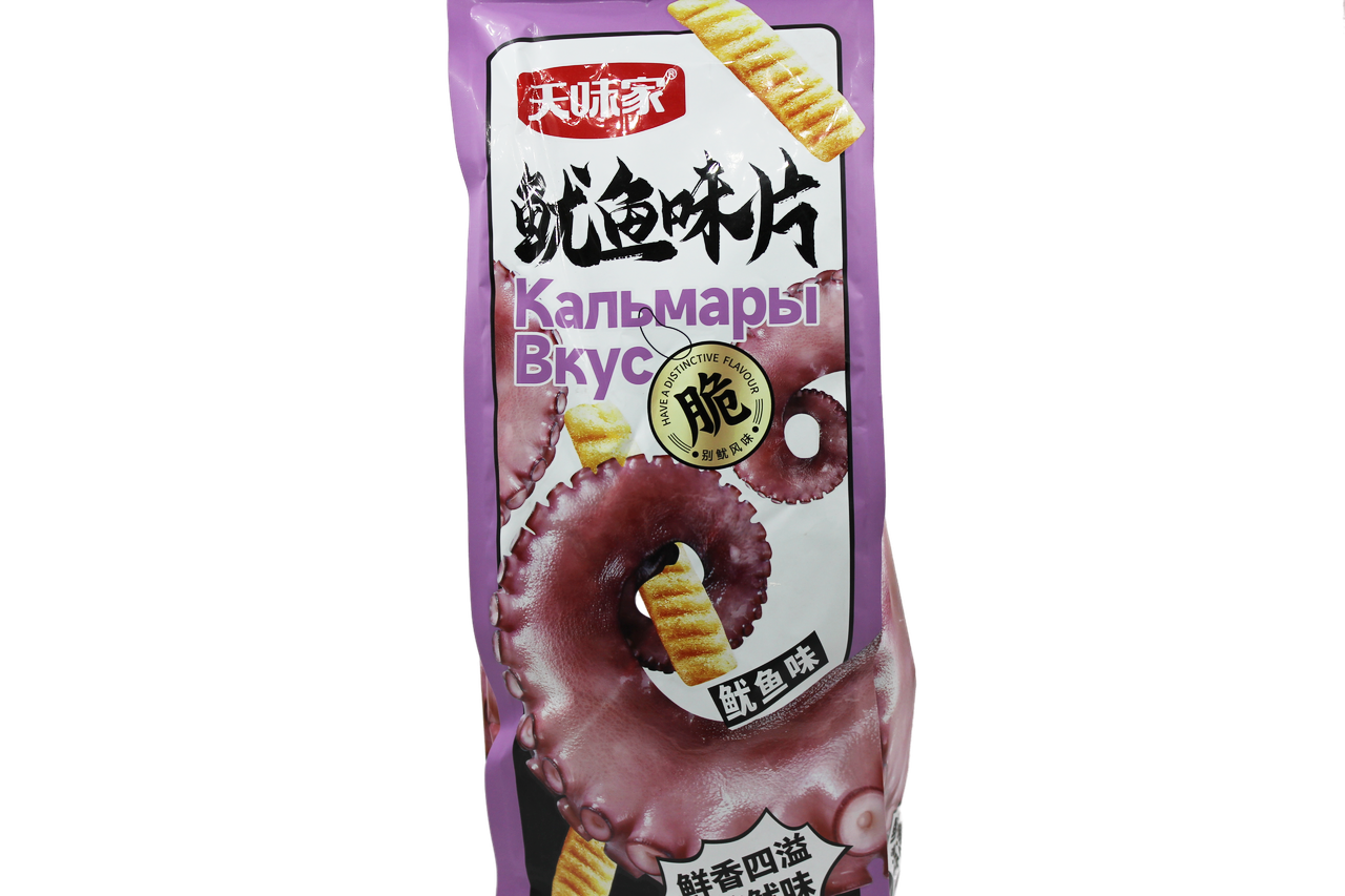Чипсы SHIRIMP FLAVOR со вкусом Кальмара 200г